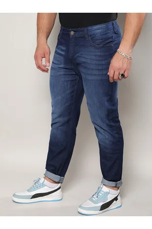 Instafab Men Jean Relaxed Fit Heavy Fade Stretchable Jeans