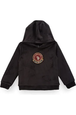 Ralph Lauren Boys Hooded Applique Pullover Sweatshirt