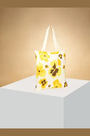 Pantaloons Floral Printed Tote Bag