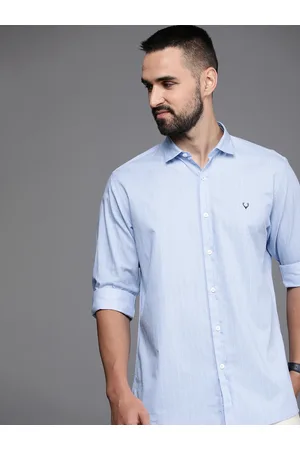 Allen Solly Sport Regular Fit Striped Pure Cotton Casual Shirt