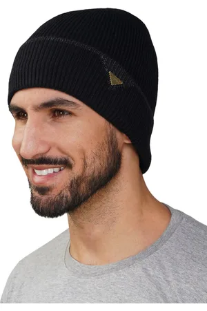 iSWEVEN Unisex Self Design Woollen Beanie