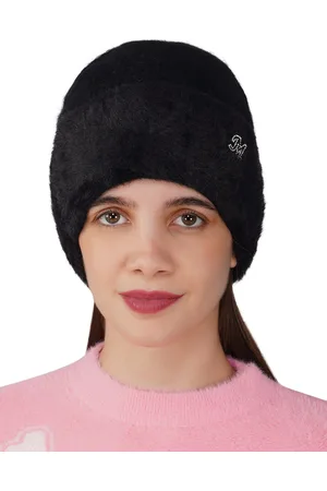 iSWEVEN Unisex Self Design Woollen Beanie