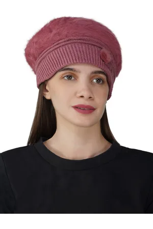 iSWEVEN Women Self Design Woollen Slouchy Beanie