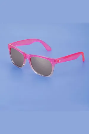 Carlton London Girls Mirrored Lens & Pink UV Protected Lens Wayfarer Sunglasses CLSG237