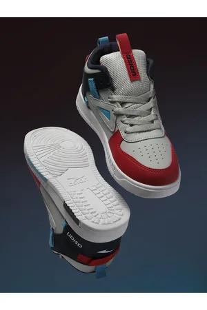 ASIAN Boys TARZAN-11 Colourblocked Mid-Top Sneakers