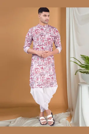 SHIWAM ETHNIX Conversational Printed Kurta With Dhoti Pants
