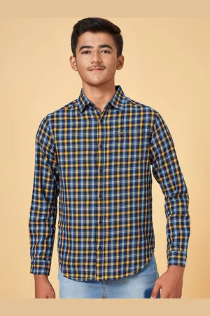 Pantaloons Boys Gingham Checks Cotton Casual Shirt