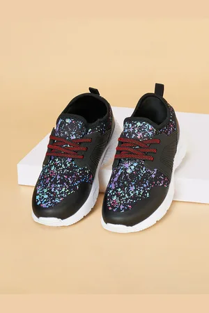 Pantaloons Girls Printed Lace-Up Sneakers