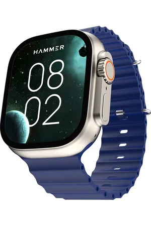 Hämmer Active 2.0 1.95 Inch Always On Display Bluetooth Calling Rotating Crown Smart Watch