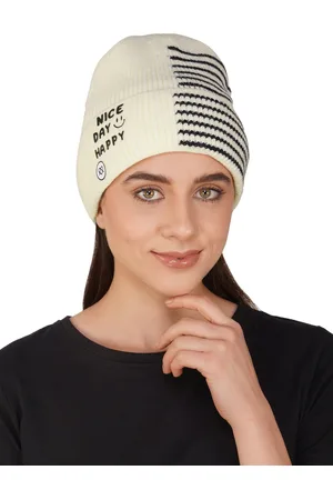 iSWEVEN Women Printed Woollen Beanie