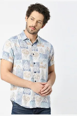 VALEN CLUB India Slim Ethnic Motifs Printed Shirt