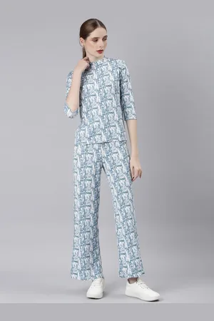 SHOWOFF Printed Round Neck Tracksuit