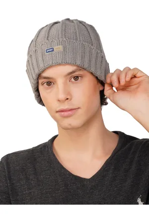 iSWEVEN Unisex Self Designed Woollen Beanie