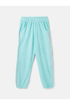 Benetton Girls Cotton Slip-On Joggers