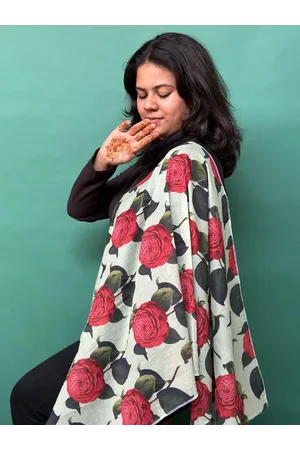 BUTA BUTI Floral Printed Cotton Stole