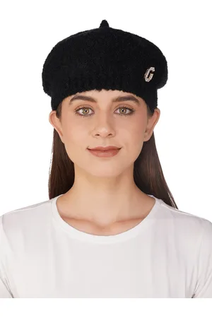 iSWEVEN Women Self Design Woollen Ascot Cap