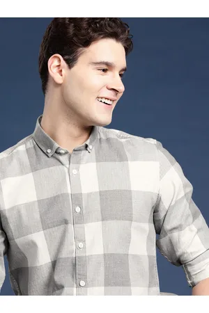 Mast & Harbour Men Standard Opaque Checked Casual Shirt