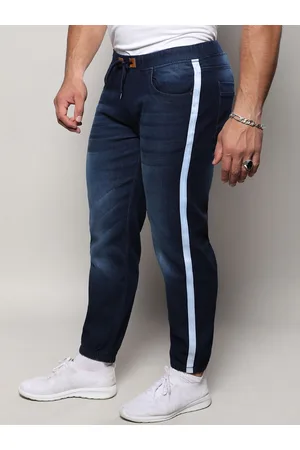 Instafab Size Men Jean Relaxed Fit Light Fade Cotton Jeans