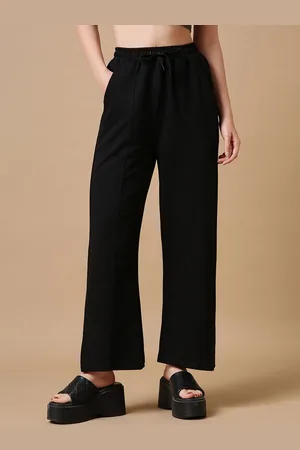 Bewakoof Women Cotton Relaxed-Fit Track Pants