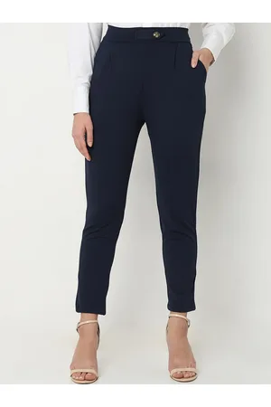 Smarty Pants Women Sharp Skinny Fit High-Rise Lint Free Trousers