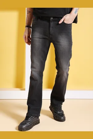 The Indian Garage Co Men Bootcut Clean Look Mid-Rise Stretchable Jeans