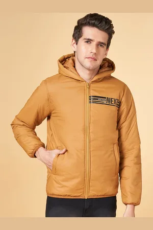 Pantaloons Hooded Typography Printed Puffer Jacket