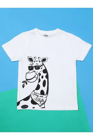 HOOP Boys Printed Cotton T-shirt