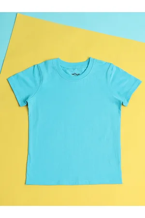 HOOP Girls Round Neck Cotton T-shirt