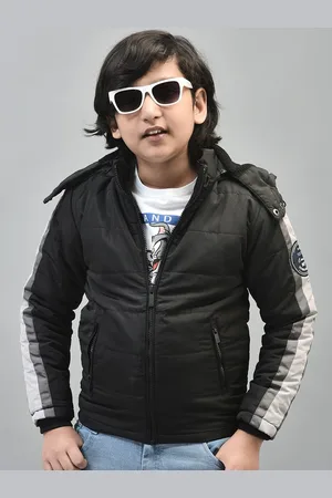 Crimsoune Club Boys Hooded Lightweight Padded Jacket