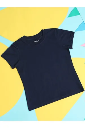 HOOP Girls Round Neck Cotton T-shirt
