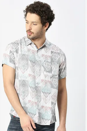 VALEN CLUB India Slim Ethnic Motifs Printed Shirt