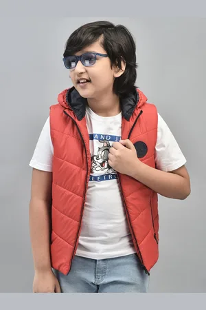 Crimsoune Club Boys Hooded Lightweight Padded Jacket