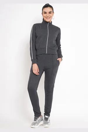 BRINN Mock-Collar Mid-Rise Tracksuit