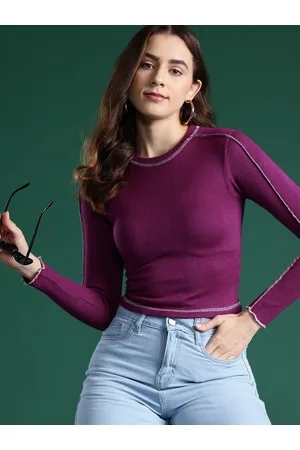 DressBerry Women Solid Acrylic Pullover