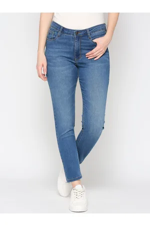 Being Human Women Skinny Fit Mid-Rise Light Fade Clean Look Stretchable Jeans