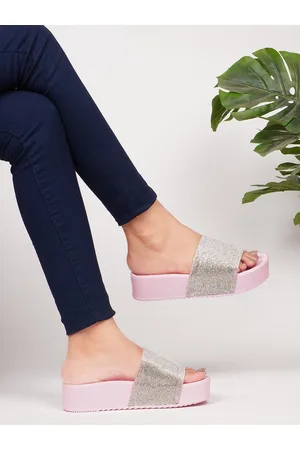 JM Looks Women Embellished Sliders