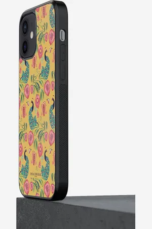 macmerise Unisex Payal Singhal Anaar & Mor Printed iPhone 12 Phone Bumper Case Cover