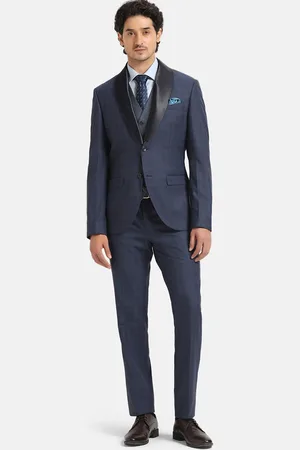 Blackberrys Checked Single-Breasted Slim-Fit Three-Piece Suit