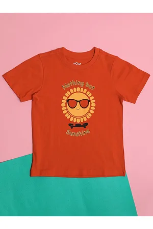 HOOP Boys Printed Cotton T-shirt