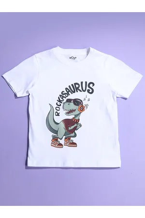 HOOP Boys Graphic Printed Cotton T-shirt