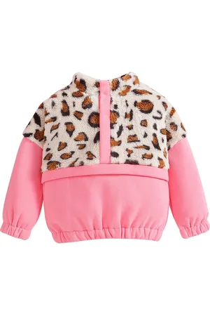 Stylecast Girls Pink Printed Pullover Sweatshirt