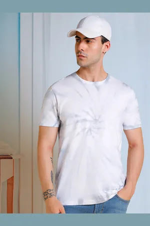 Dennis Lingo Tie & Dye Pure Cotton Slim Fit T-shirt