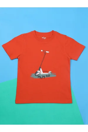 HOOP Boys Printed Cotton T-shirt