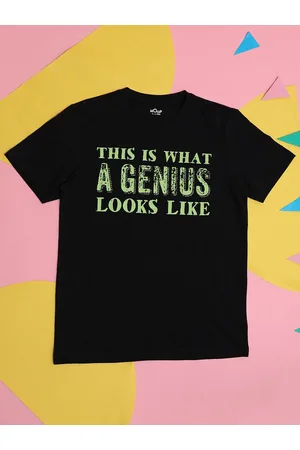 HOOP Boys Round Neck Typography Printed Cotton T-shirt