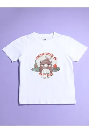 HOOP Boys Graphic Printed Cotton T-shirt