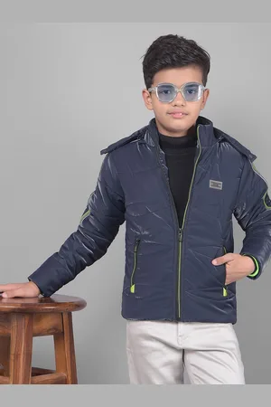 Crimsoune Club Boys Hooded Lightweight Puffer Jacket
