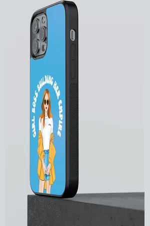 macmerise Girl Boss Building Empire Printed iPhone 12 Pro Phone Bumper Case Cover