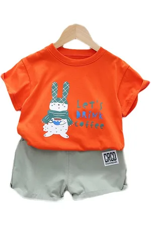 Stylecast Kids Printed Pure Cotton Clothing Set