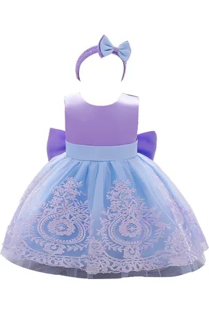 Stylecast Girls Colourblocked Fit & Flare Mini Dress With Hairband