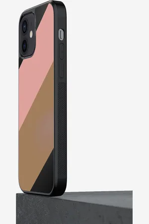 macmerise Unisex Slanted Printed iPhone 12 Phone Bumper Case Cover